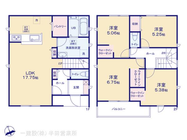 リーブルガーデン知多信濃川東部土地区画整理第２の見取り図