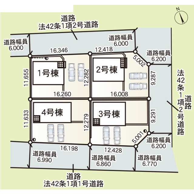 クレイドルガーデン四日市市河原田町 第10の見取り図