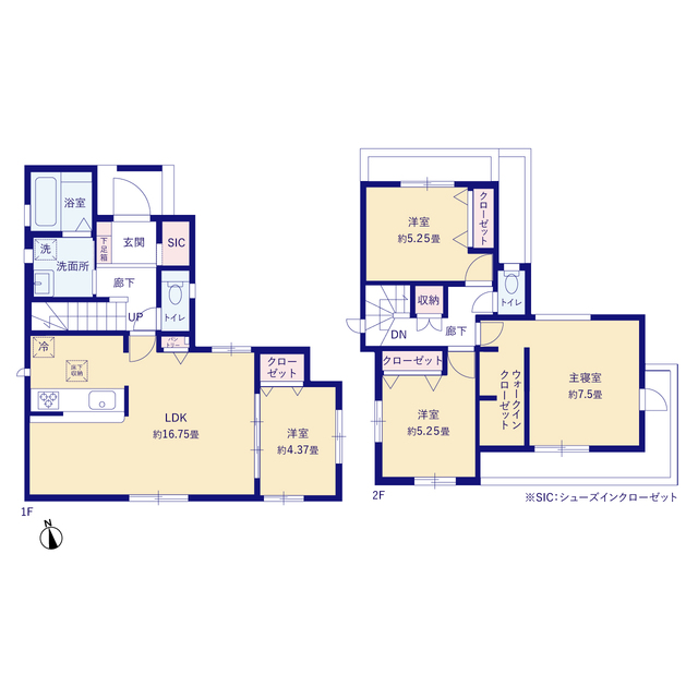 グラファーレ4192廿日市市大野下更地６棟の見取り図