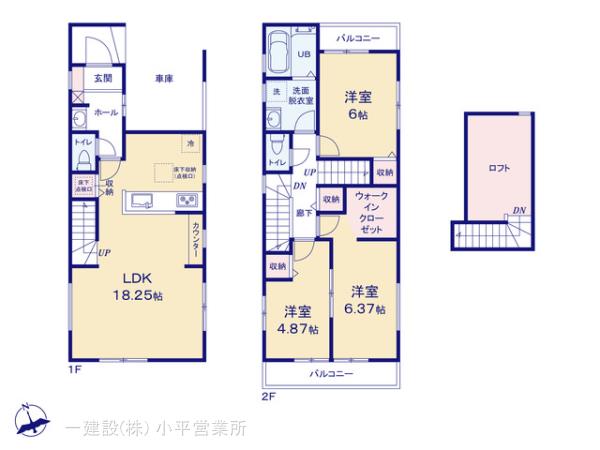 リーブルガーデン東村山市久米川町第３の見取り図