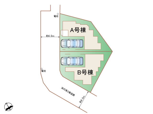 ハートフルタウン川崎市中原区井田2丁目1388番の見取り図