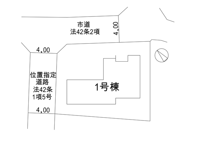 リナージュ八王子諏訪町２４－１期の見取り図