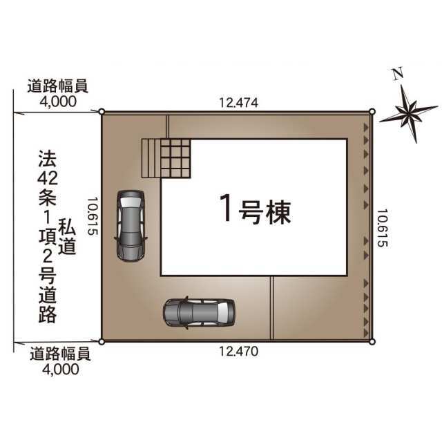 クレイドルガーデン宮崎市田代町 第4の見取り図