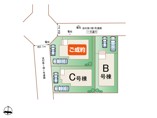 ハートフルタウン第7泉区旭丘堤の見取り図