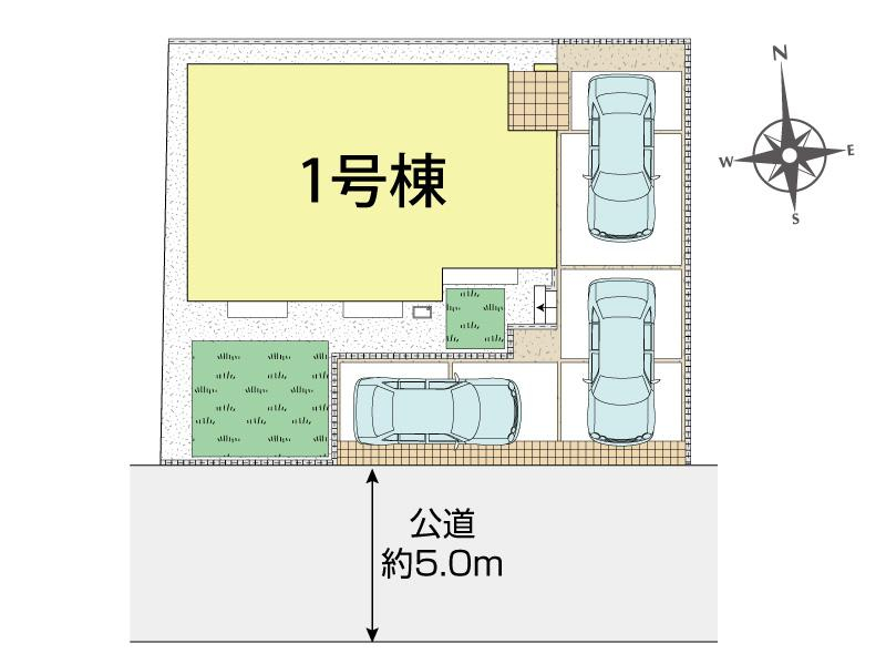 ブルーミングガーデン綾瀬市綾西３丁目　１棟の見取り図