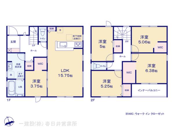 リーブルガーデン稲沢市矢合町の見取り図