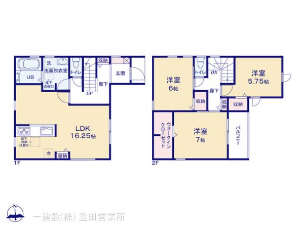 リーブルガーデン岡崎市青木町の見取り図