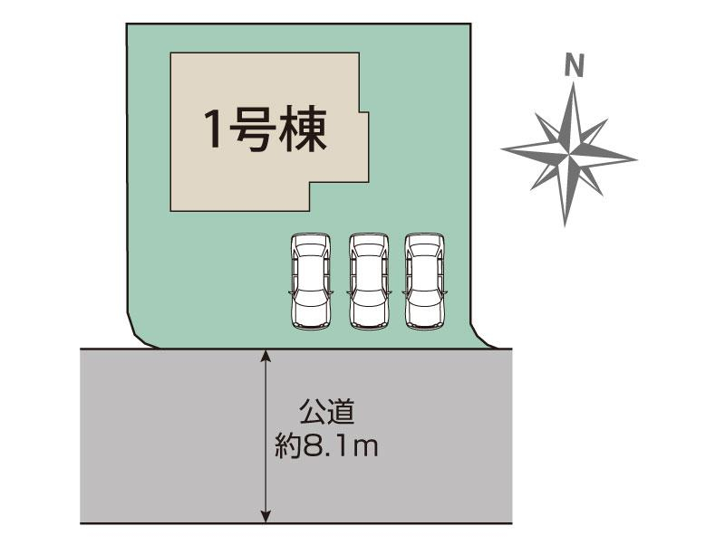 ブルーミングガーデン呉市焼山東１丁目１棟の見取り図