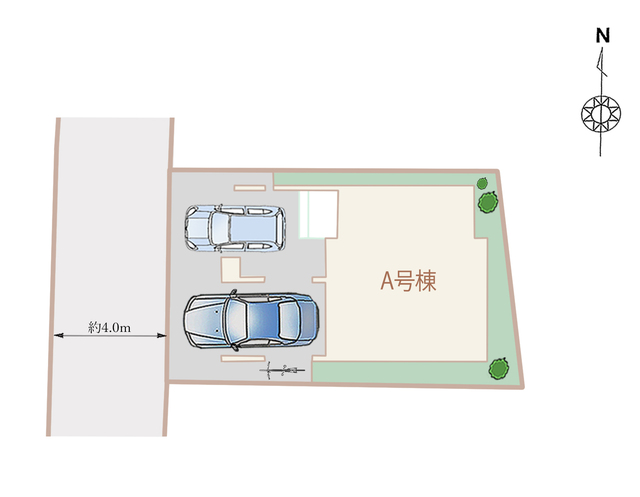 ハートフルタウン清水区向田町の見取り図