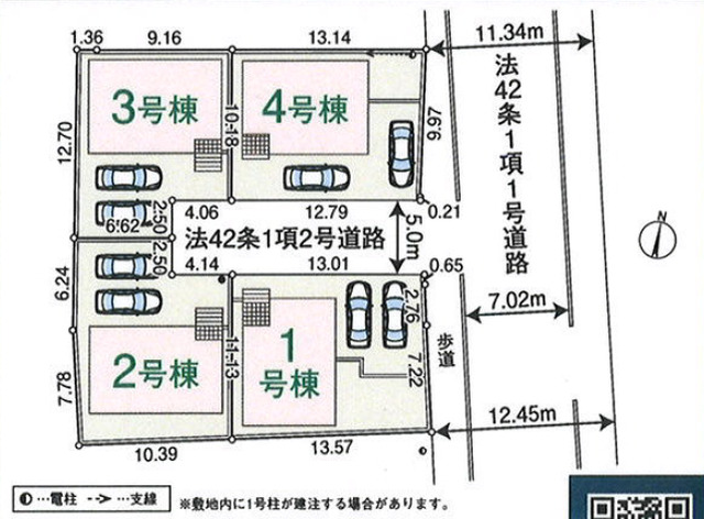 クレイドルガーデン入間市寺竹 第2の見取り図