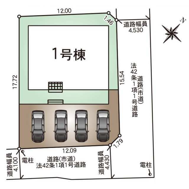 クレイドルガーデン那珂川市片縄北 第4の見取り図