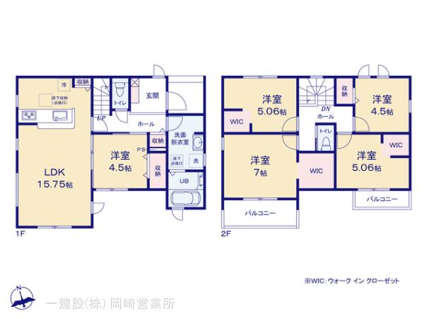 リーブルガーデン碧南第６３相生町の見取り図