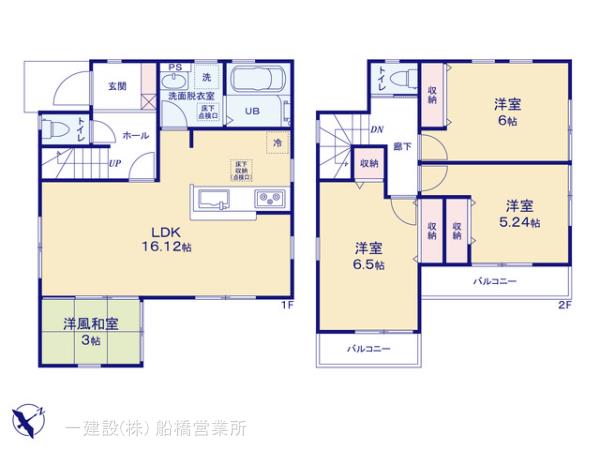 リーブルガーデン松が丘３丁目第８の見取り図