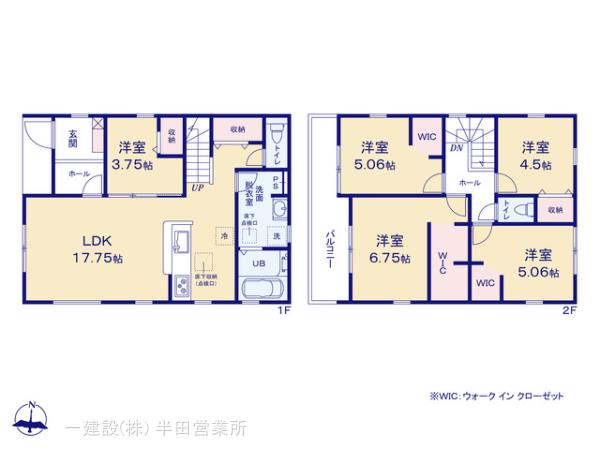 リーブルガーデン知多市梅が丘第４の見取り図