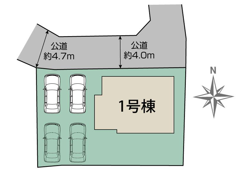 ブルーミングガーデン高崎市上小鳥町１棟の見取り図