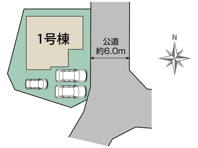 ブルーミングガーデン高崎市下中居町１棟の見取り図