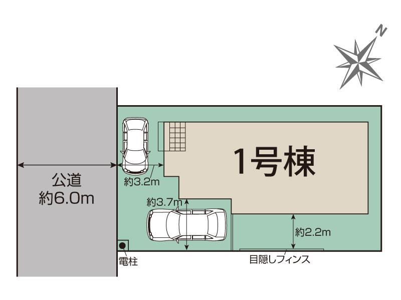 ブルーミングガーデン白井市冨士１棟の見取り図