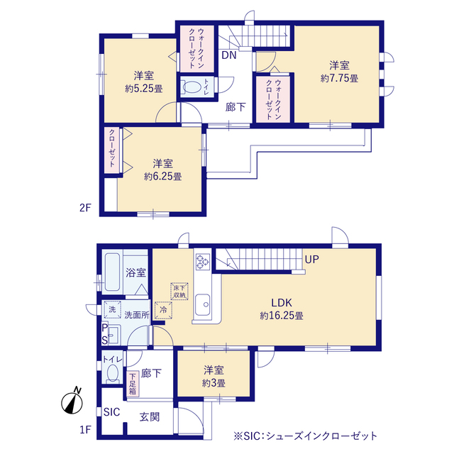グラファーレ4257朝霞市根岸台２９期１棟の見取り図
