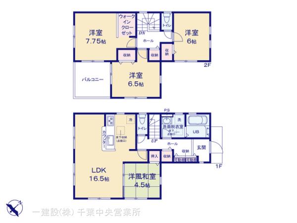 リーブルガーデン白井市冨士の見取り図