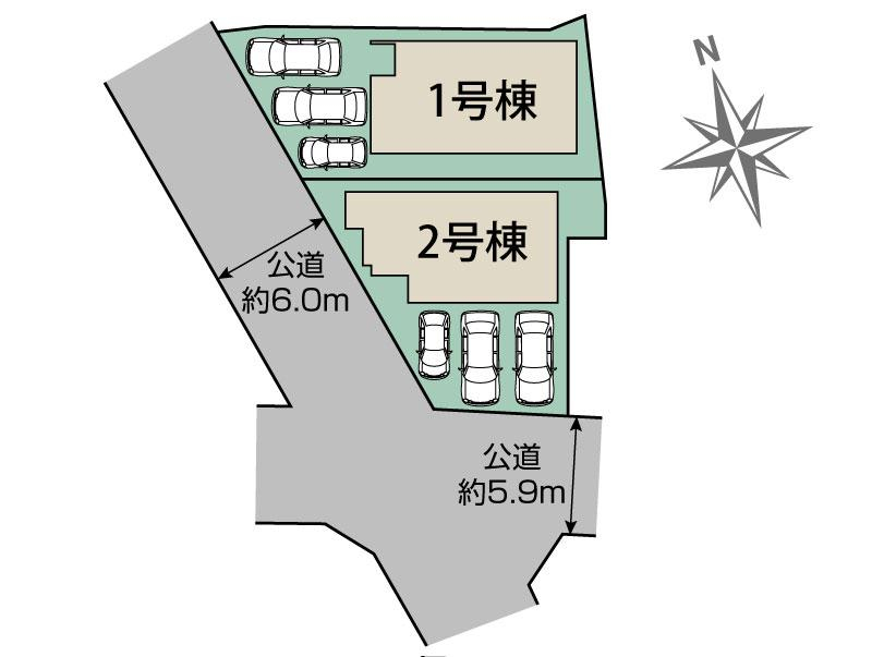 ブルーミングガーデン春日井市上田楽町２期２棟の見取り図