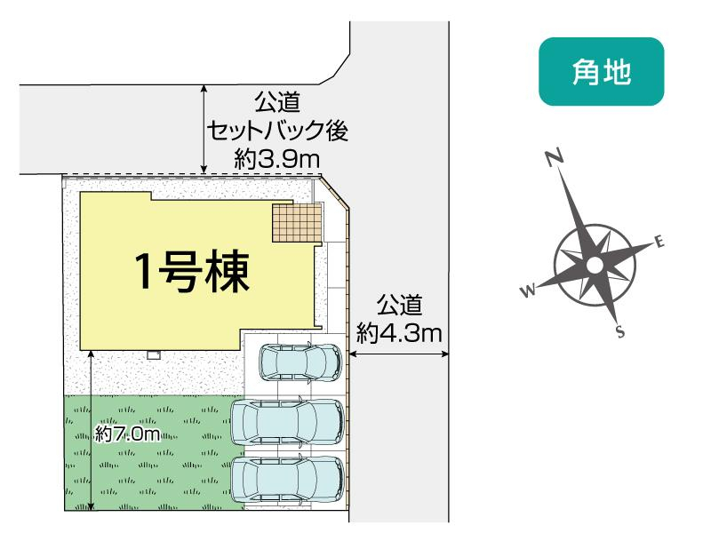 ブルーミングガーデン倉敷市福島１棟の見取り図