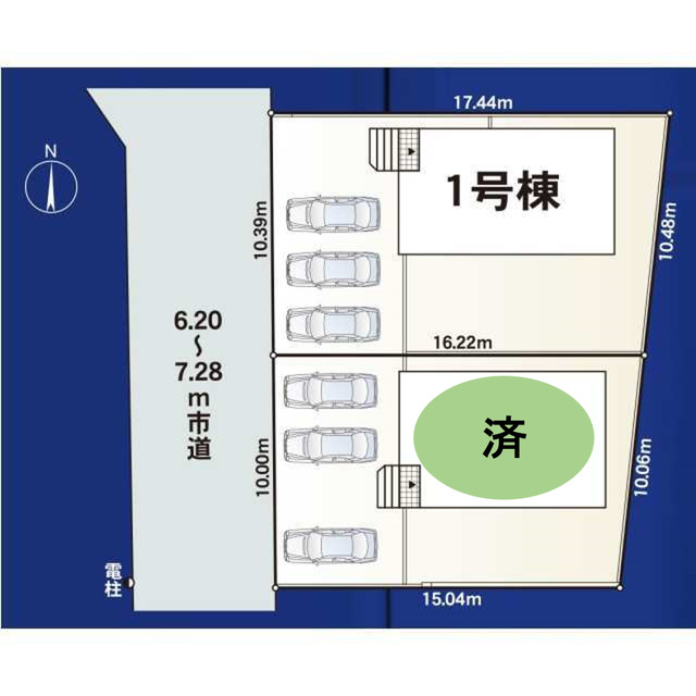 クレイドルガーデン木津川市山城町上狛 第2の見取り図