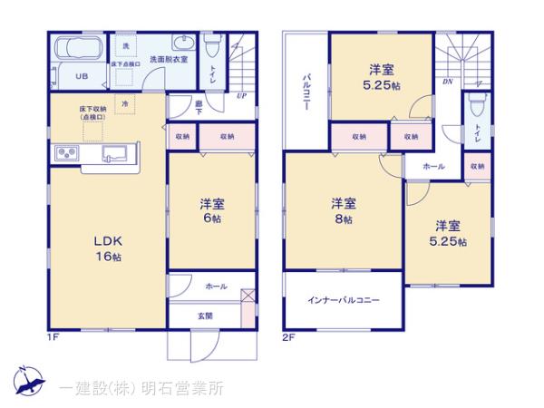 リーブルガーデン垂水区福田５期の見取り図