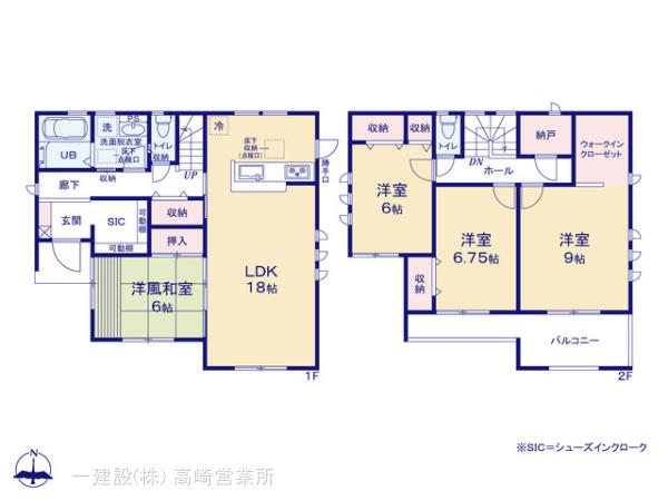 リーブルガーデン前橋茂木町第３の見取り図