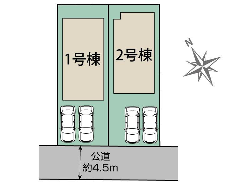 ブルーミングガーデン横浜市瀬谷区宮沢２丁目２棟の見取り図