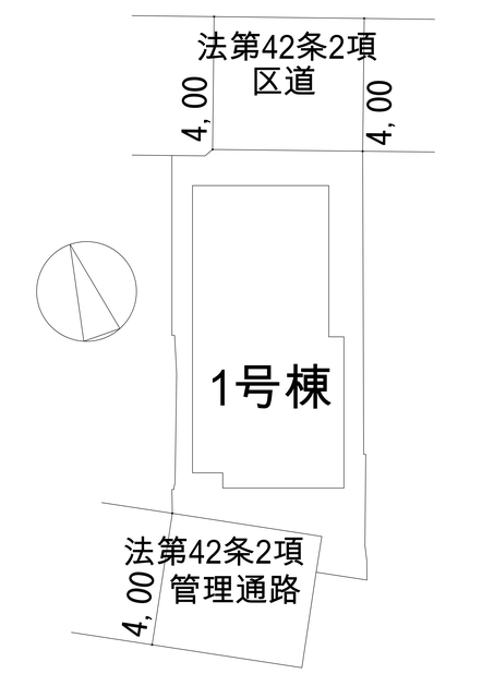リナージュ足立本木南町２４－１期の見取り図