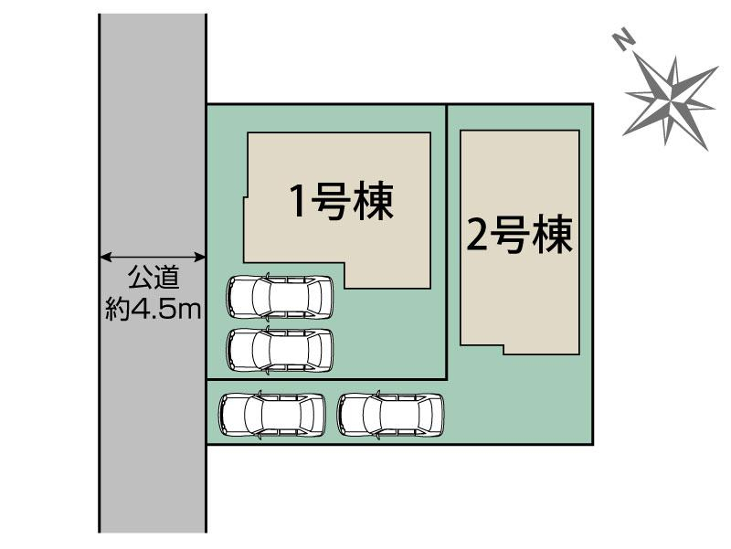 ブルーミングガーデン東久留米市中央町４丁目２棟の見取り図