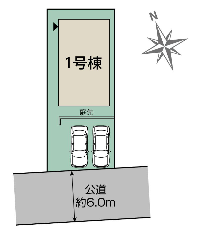 ブルーミングガーデン日野市大坂上３丁目１棟の見取り図