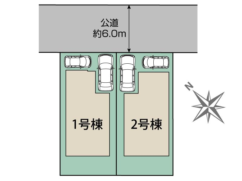 ブルーミングガーデン千葉市美浜区真砂４丁目２棟の見取り図