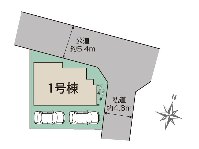 ブルーミングガーデン平塚市徳延１棟の見取り図