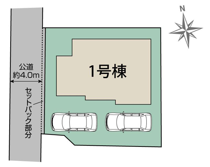 ブルーミングガーデン水戸市石川４丁目１棟の見取り図