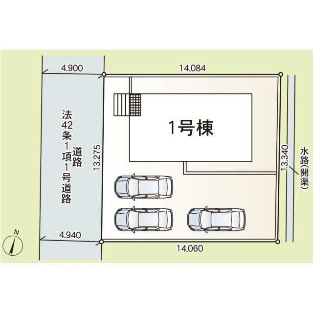クレイドルガーデン伊勢崎市柴町 第3の見取り図