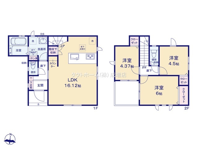 グラファーレ4206練馬区土支田２６期１棟の見取り図