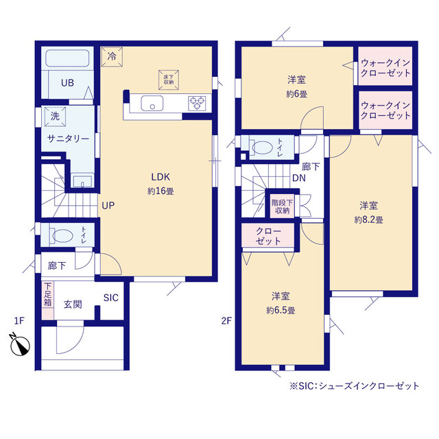 グラファーレ4251札幌市美園４期１棟の見取り図