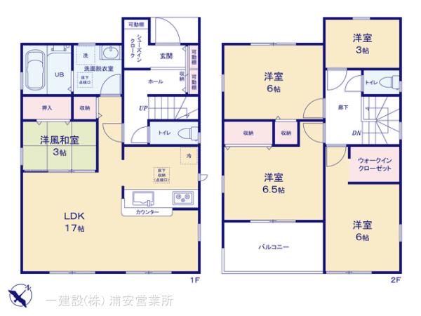 リーブルガーデン勝田台６丁目の見取り図
