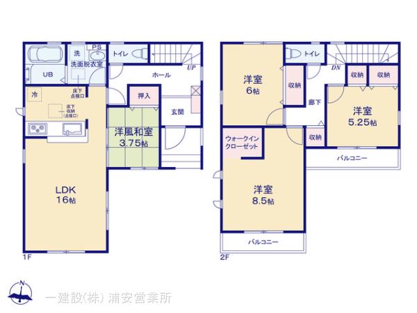 リーブルガーデン矢作町の見取り図