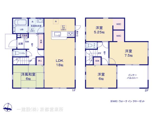 リーブルガーデン生駒市あすか野南２丁目第４の見取り図