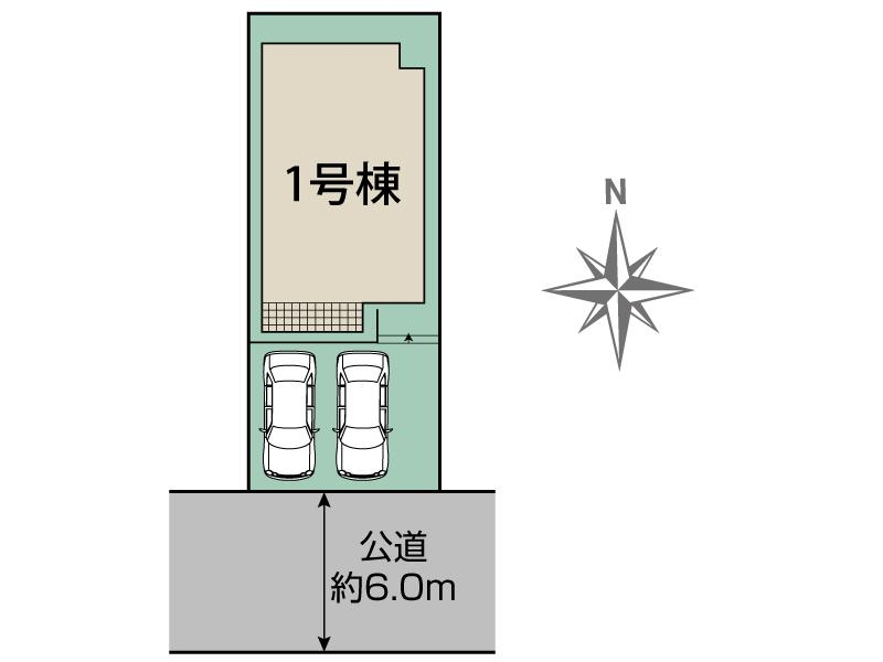 ブルーミングガーデン半田市大池町２丁目１棟の見取り図