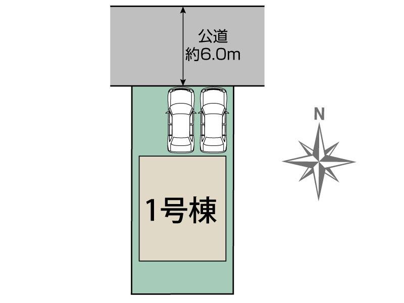 ブルーミングガーデン豊田市三軒町２丁目１棟の見取り図
