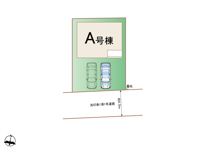 ハートフルタウン相模原市中央区陽光台4丁目5774番の見取り図