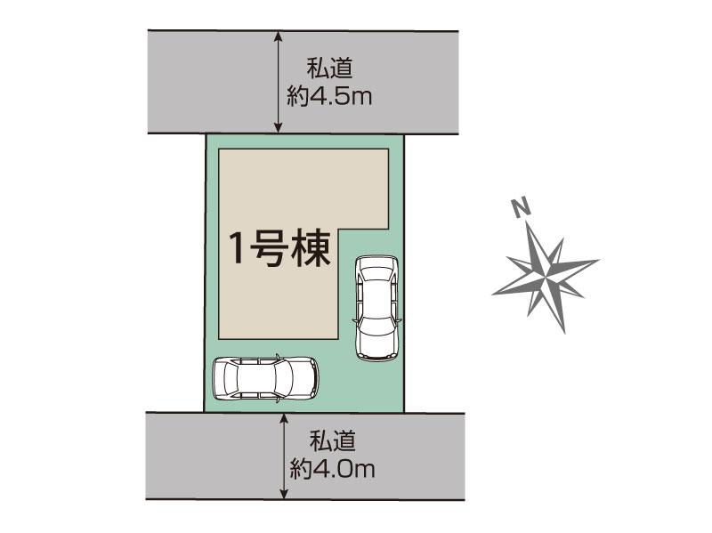 ブルーミングガーデン船橋市前原東２丁目１棟の見取り図
