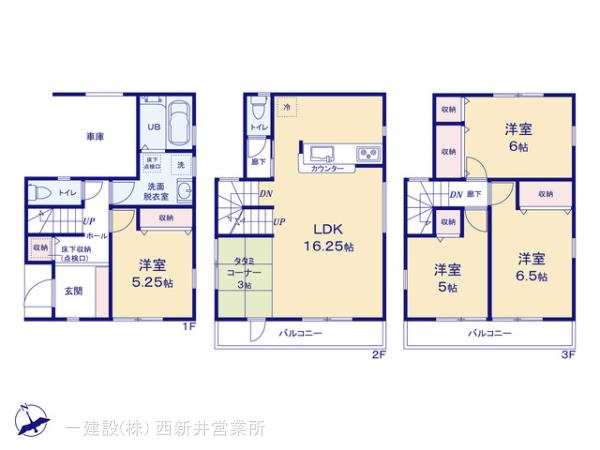 リーブルガーデン越谷市宮本町２期の見取り図