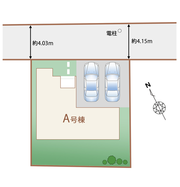 ハートフルタウン向山4丁目48番の見取り図