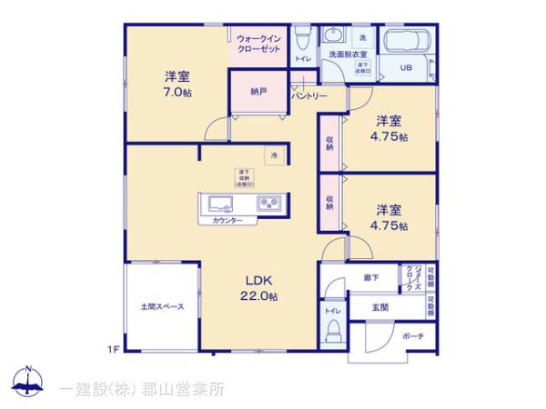 リーブルガーデン富久山池下の見取り図