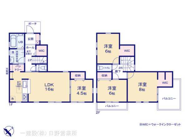 リーブルガーデン八王子大船町第5の見取り図