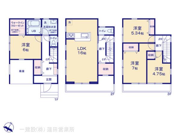 リーブルガーデン川口市藤兵衛新田の見取り図